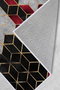 Conceptum Alfombra de Diseño 3D Multicolor 60 x 100 cm